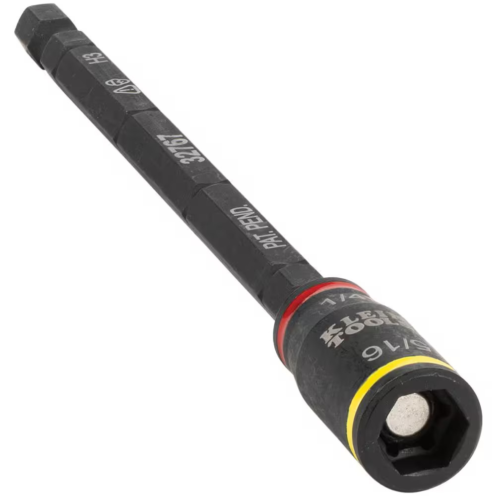 3-In-1 Impact Flip Socket, 1/4 In., 5/16 In., 5 In. L