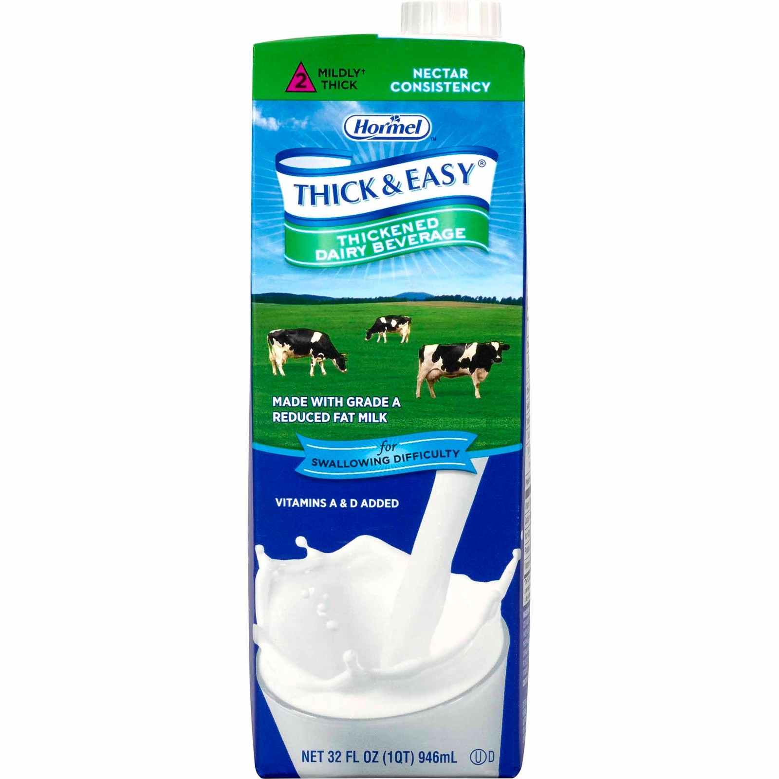 Thick & Easy Dairy Thickened Beverage Milk 32 oz Carton