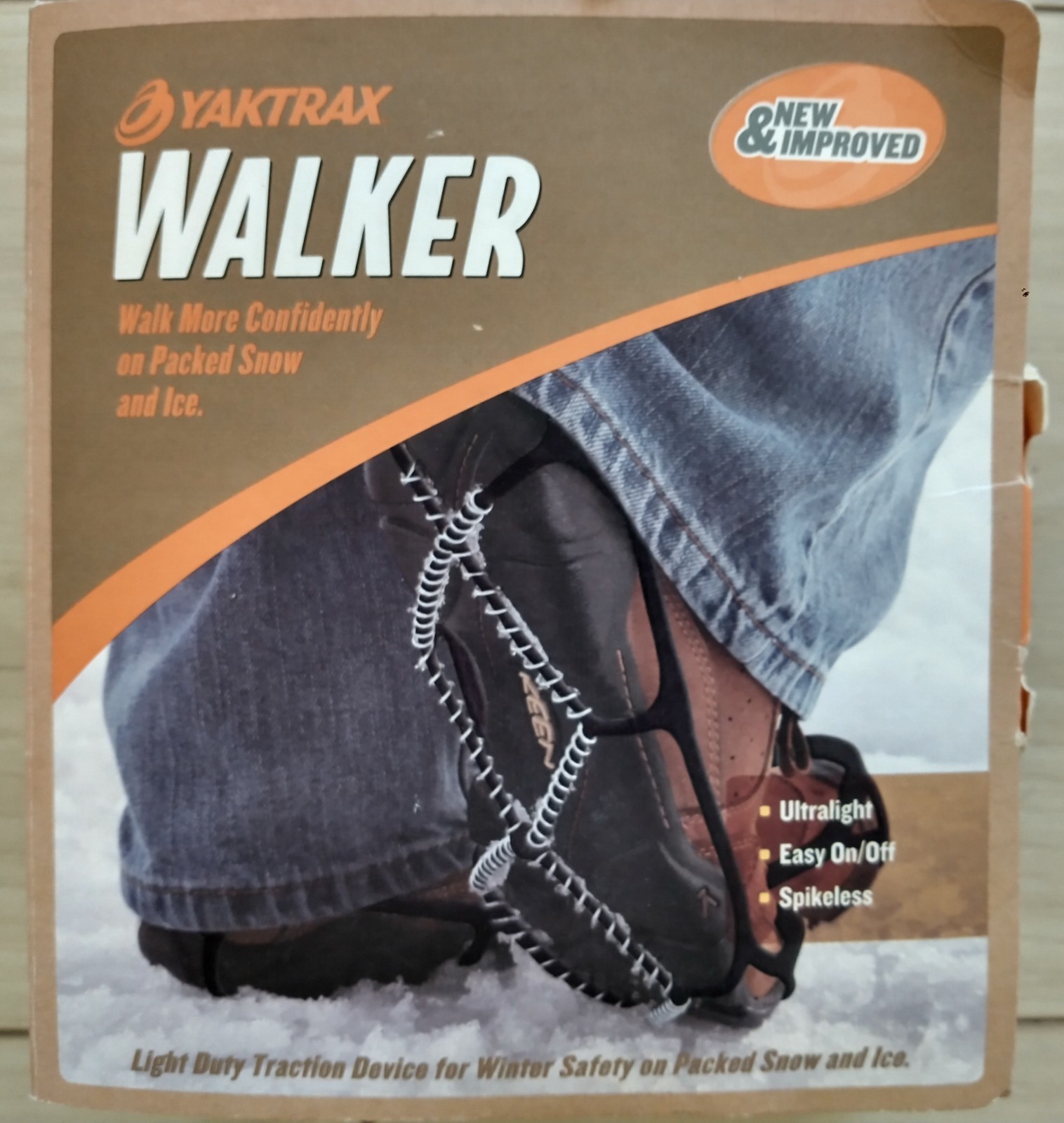 Yaktrax Traction Walker for Walking on Snow and Ice - Size Small
