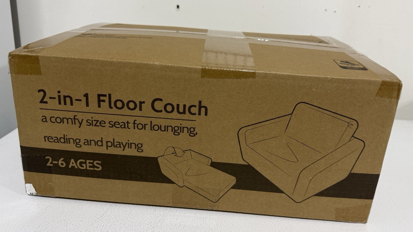 ALIMORDEN Convertible Loveseat Sofa Bed Unicorn Pattern Removable Cover