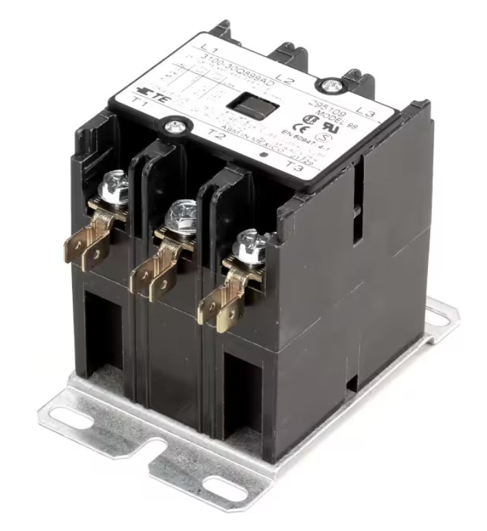 Stoelting 3100-30Q899AD, 295109 Contactor, 24V, 25A, 3 Pole, Twin Barrel w/Twist
