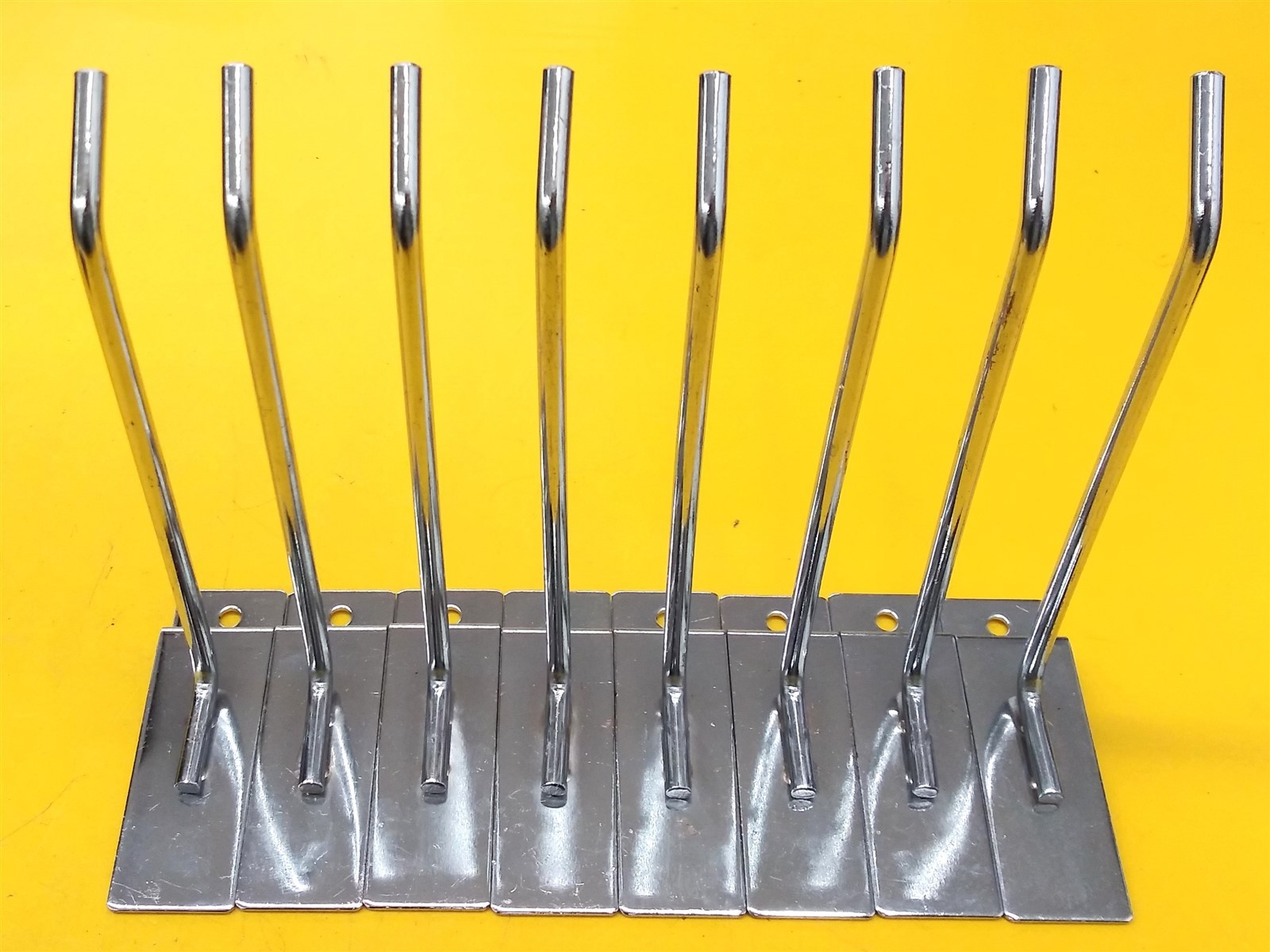 ⭐️⭐️⭐️⭐️⭐️ *Lot of 8* Metal 6" Display Slatwall / Slotwall Large Hooks