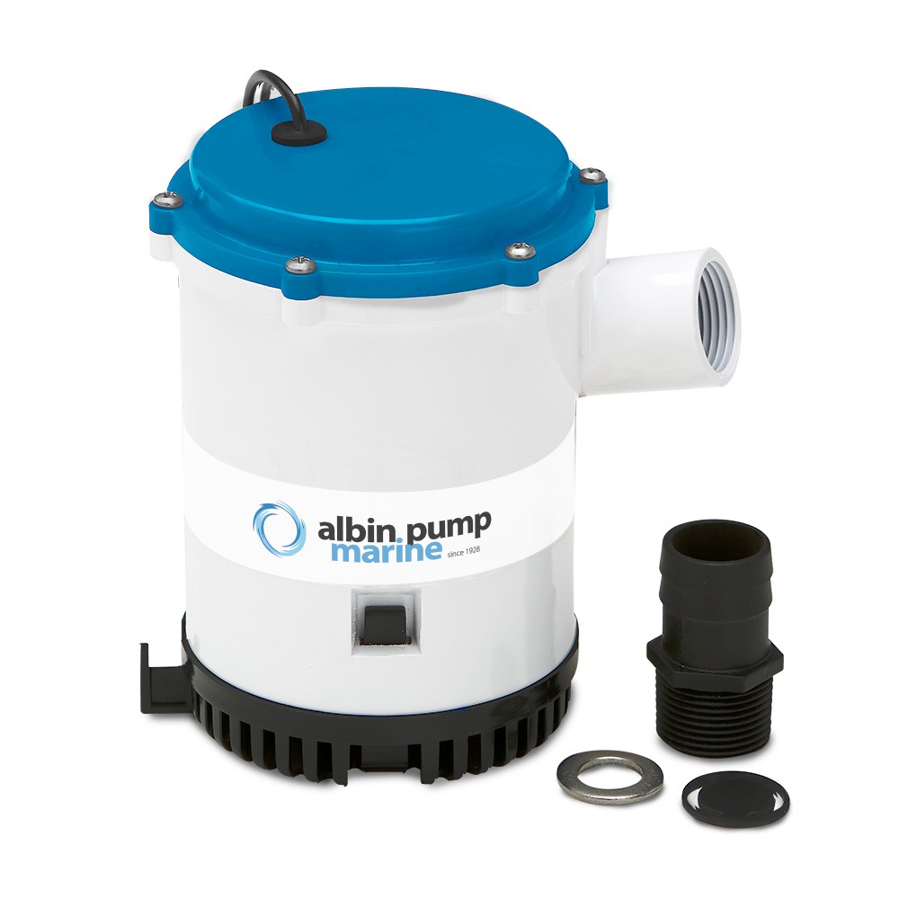 Albin Pump Bilge Pump Heavy Duty 1750 GPH - 12V ALBIN PUMP MARINE 01-03-011  Exp