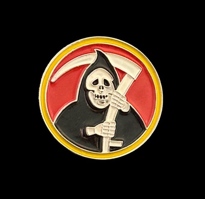 1” Grim Reaper Vietnam Death Pin