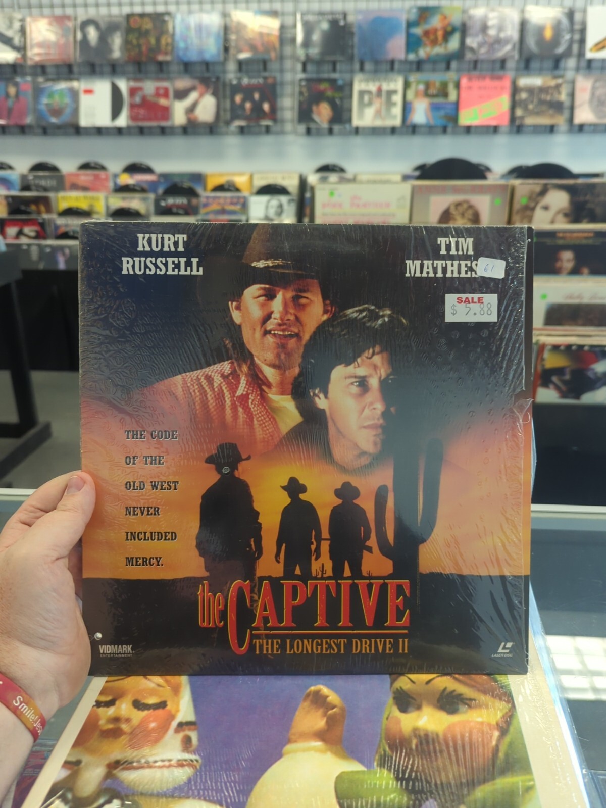 The Captive The Longest Drive II Laserdisc - 1992 (Kurt Russell) - Widescreen