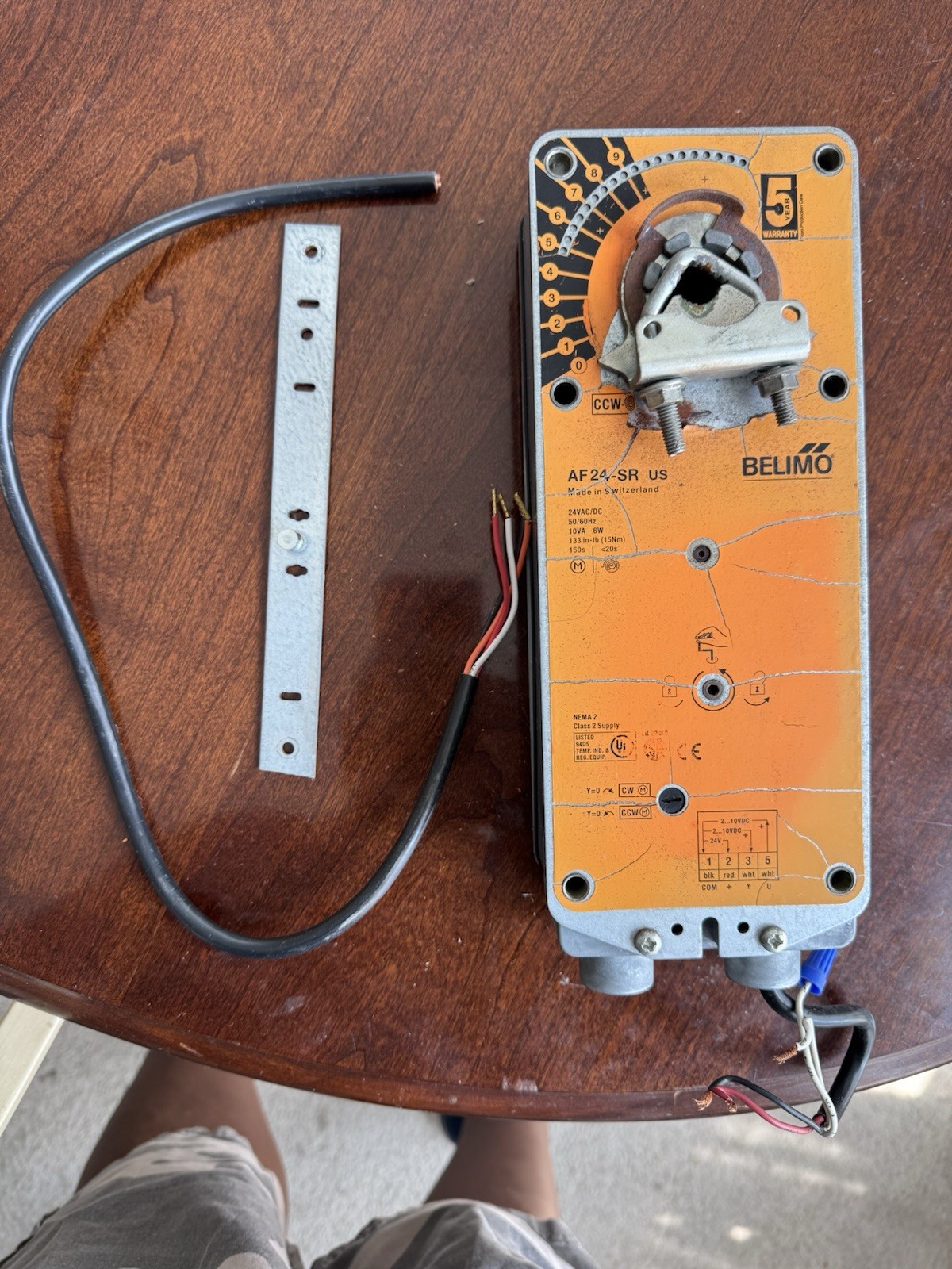 Belimo AF24-SR US 24VAC/DC Spring Return Damper Actuator Used Untested