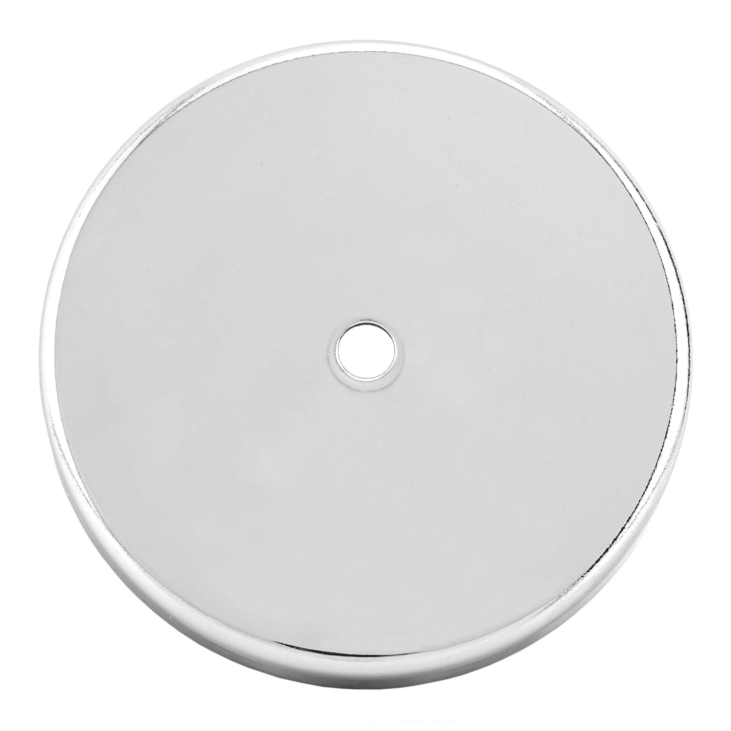 Versatile Nickel-Plated Magnets - 3-Pack with 65 lbs Pull - Indoor/Outdoor Use