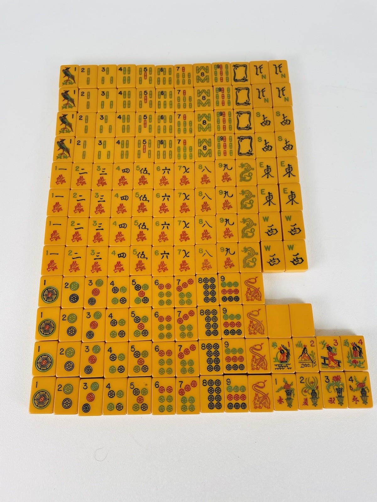 You Choose "Ten Flower Standing Pheasant" Mahjong Mah Jongg Bakelite Replacement