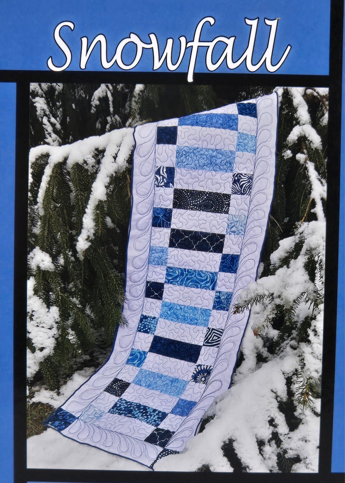 SNOWFALL Table Runner Pattern by Tricia Lynn Maloney for  Villa Rosa Designs