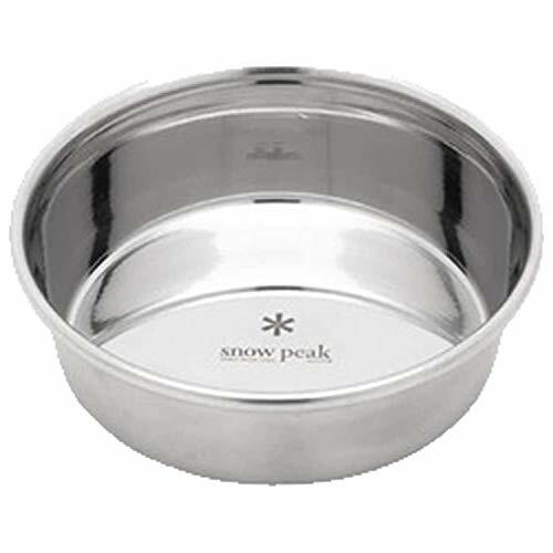Snow Peak Stainless Steel Food Bowl For Pets SS PT-122 JAPAN IMPORT