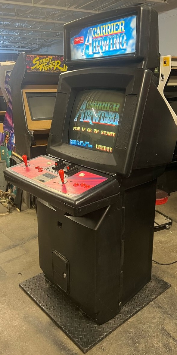 CARRIER AIR WING ARCADE by CAPCOM 1990 (Excellent Condition)
