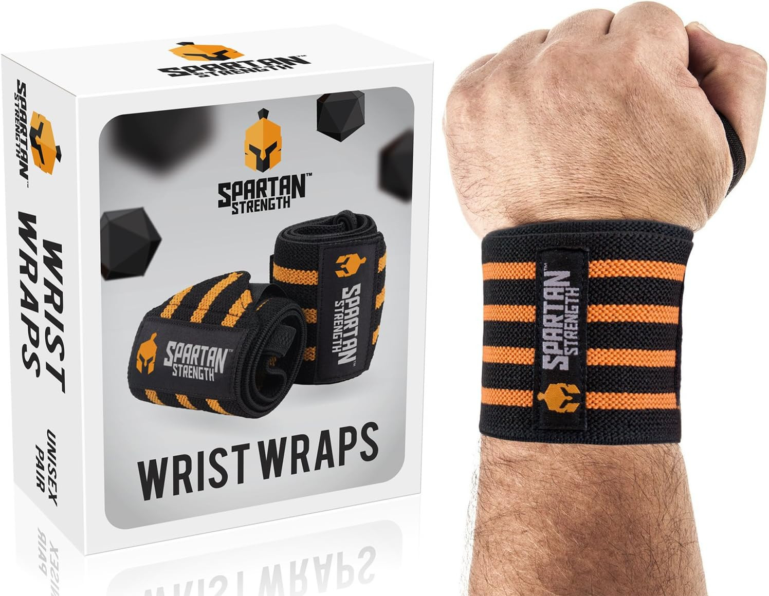 Wrist Wraps 21 Inches(!) Long - for Gym, Powerlifting, Weightlifting, Bodybuildi