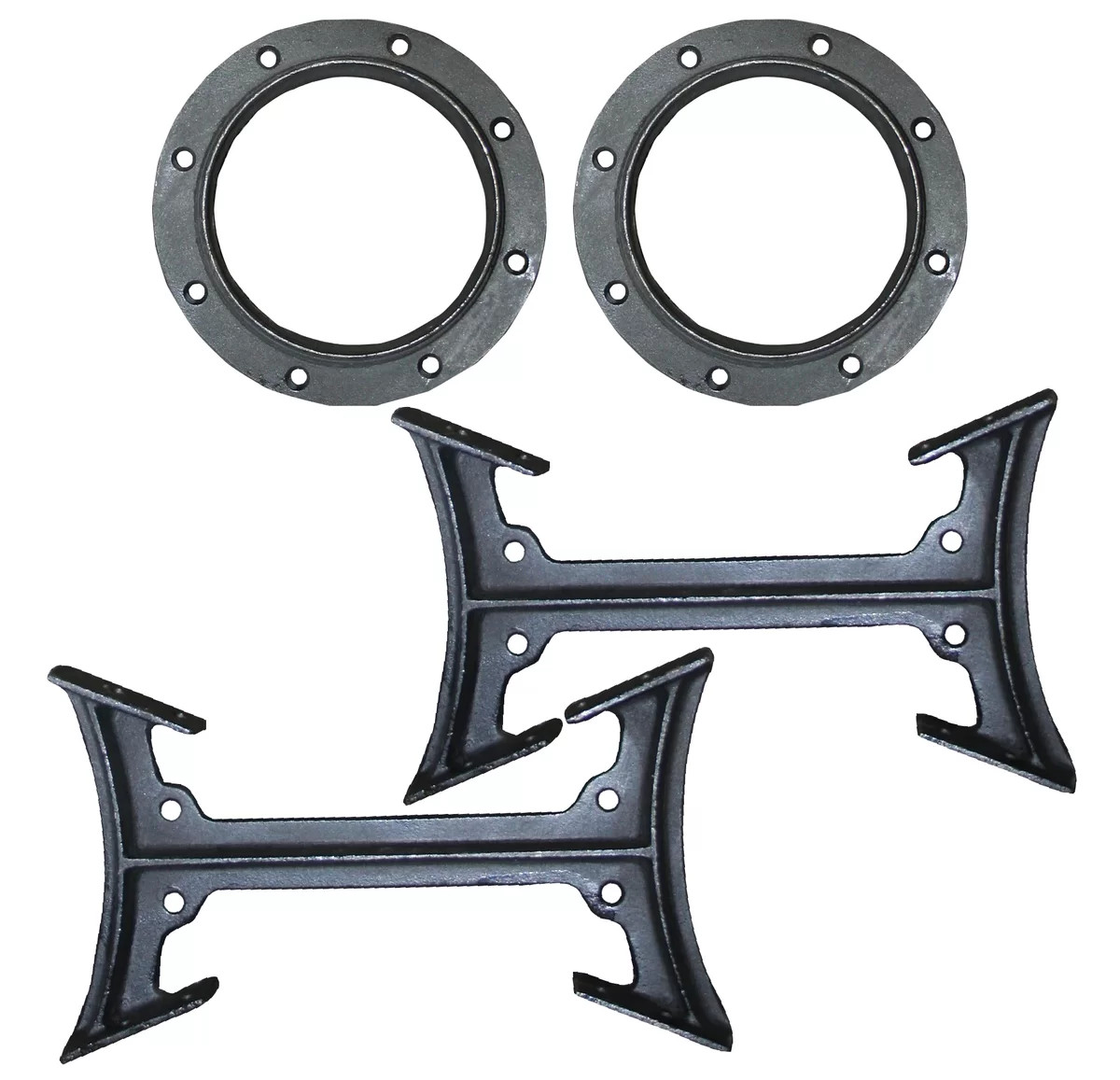 BKAD500 Cast Iron Double Barrel Camp Stove Adapter Kit