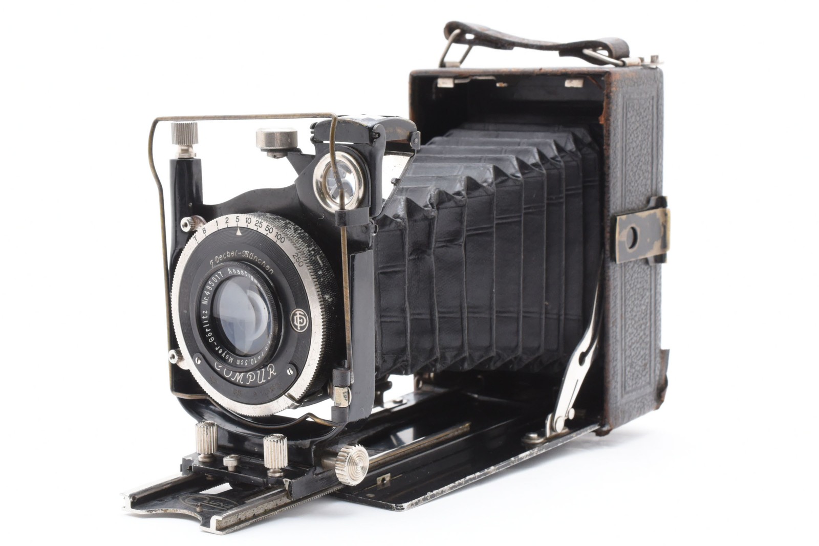 [As-Is] Clunz Bellows Camera F. Deckei- Manchen Anastigmat Trioplan 105/4.5 Lens