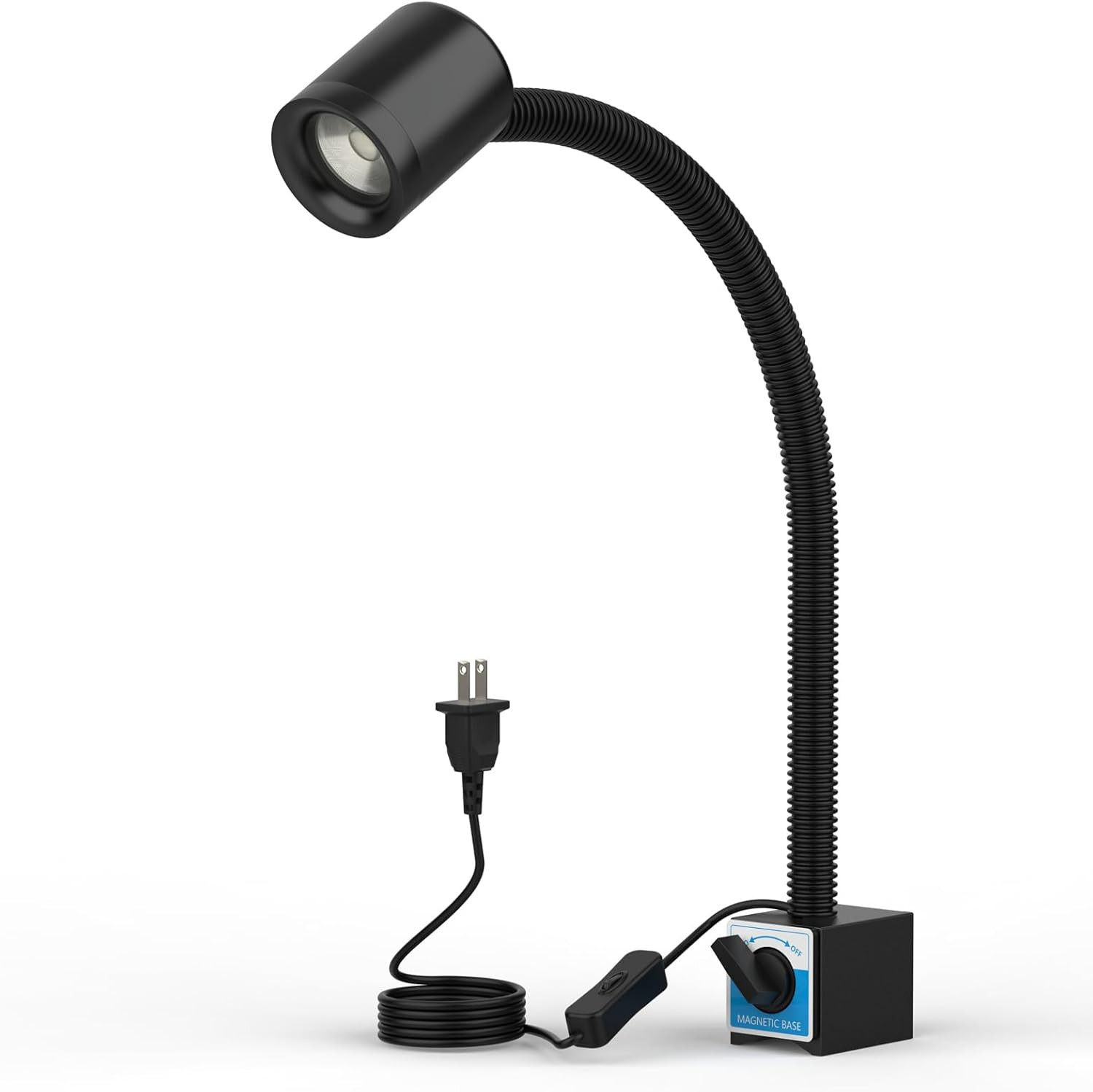 LED Magnetic Work Light, 1500Lumens 20In Flexible Gooseneck Work Lamp with Stron