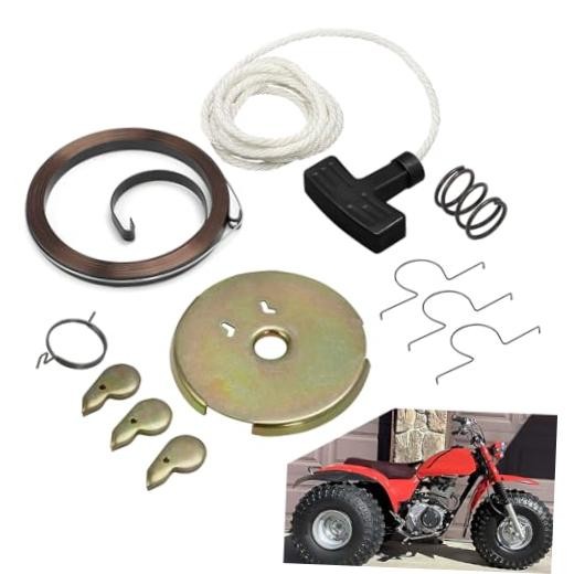 12-3191 for Honda ATC 200 Recoil Pull Rope Start Starter Rebuild Assembly 90