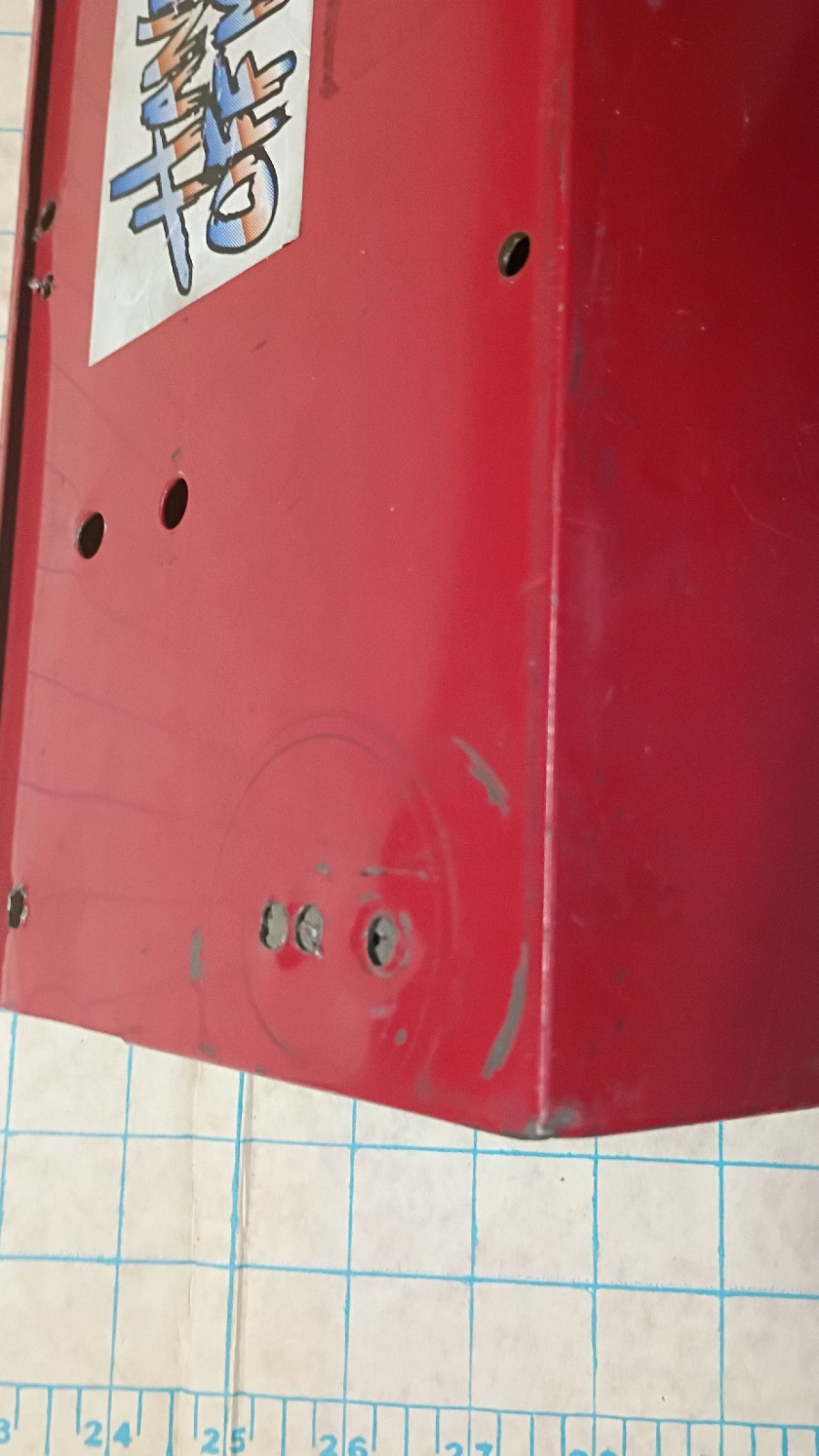 Matco Tools Red Metal Side Tool Tray Magnetic Organizer Excellent Tested Work...