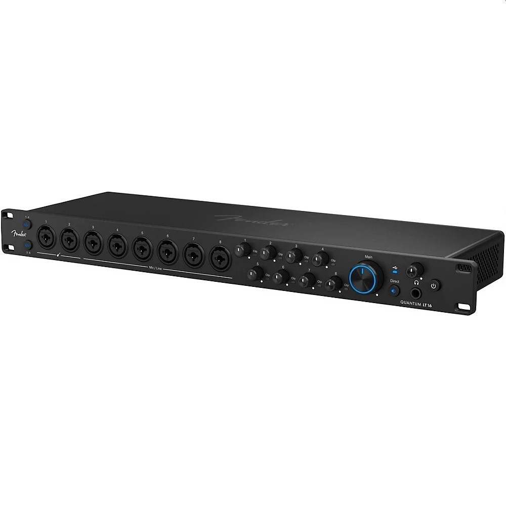 FENDER QUANTUM LT 16 Rackmount 16x8 USB-C Audio Interface & Studio Software Pro