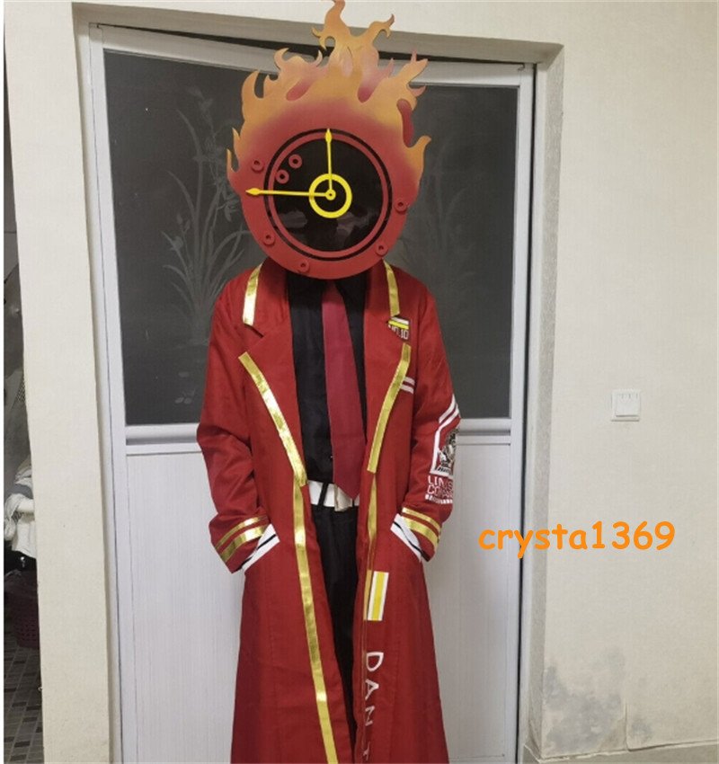 Game Character Dante Cosplay Helmet Alarm Clock Head Cover Party EVA Mask Props