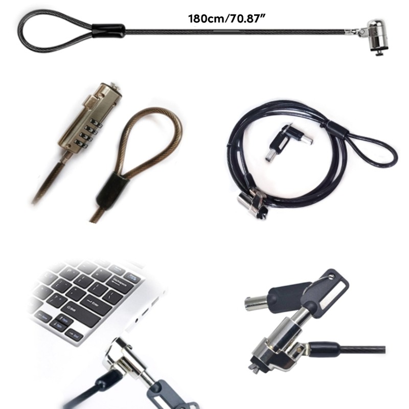 Laptop Lock Combination Computer Lock Security Lock Universal Laptop Cable Lock