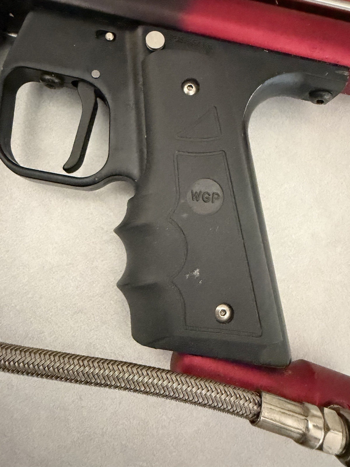 WGP Trilogy Autococker Paintball Marker Black/Red Untested