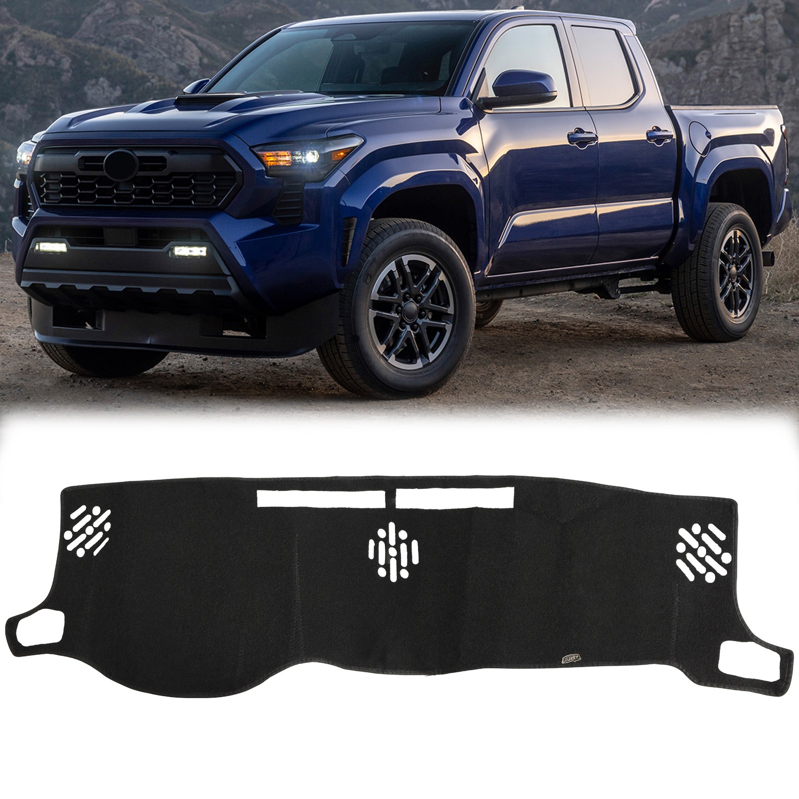 Dashboard Cover Fit Mat Dash For Toyota Tacoma 2024 2025 N400 Anti Sun Dashmat