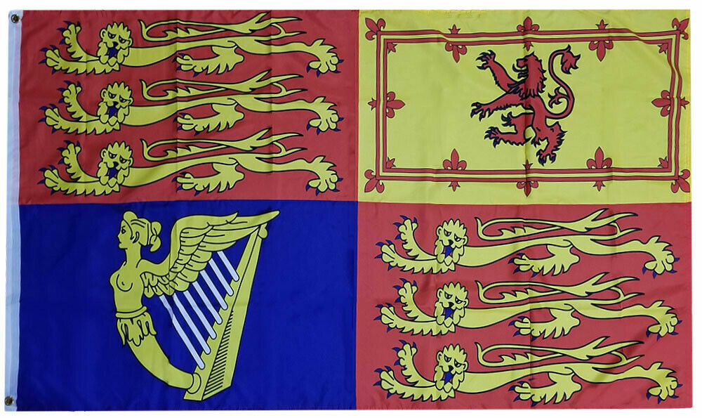 UK United Kingdom Royal Standard 100D Woven Poly Nylon 2x3 2'x3' Flag Banner