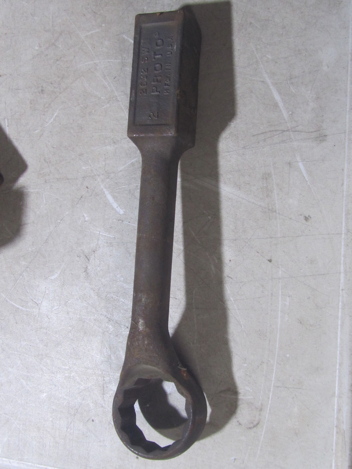 PROTO 2632SW HAMMER STRIKING FACE 2" OFFSET BOX WRENCH 12 POINT