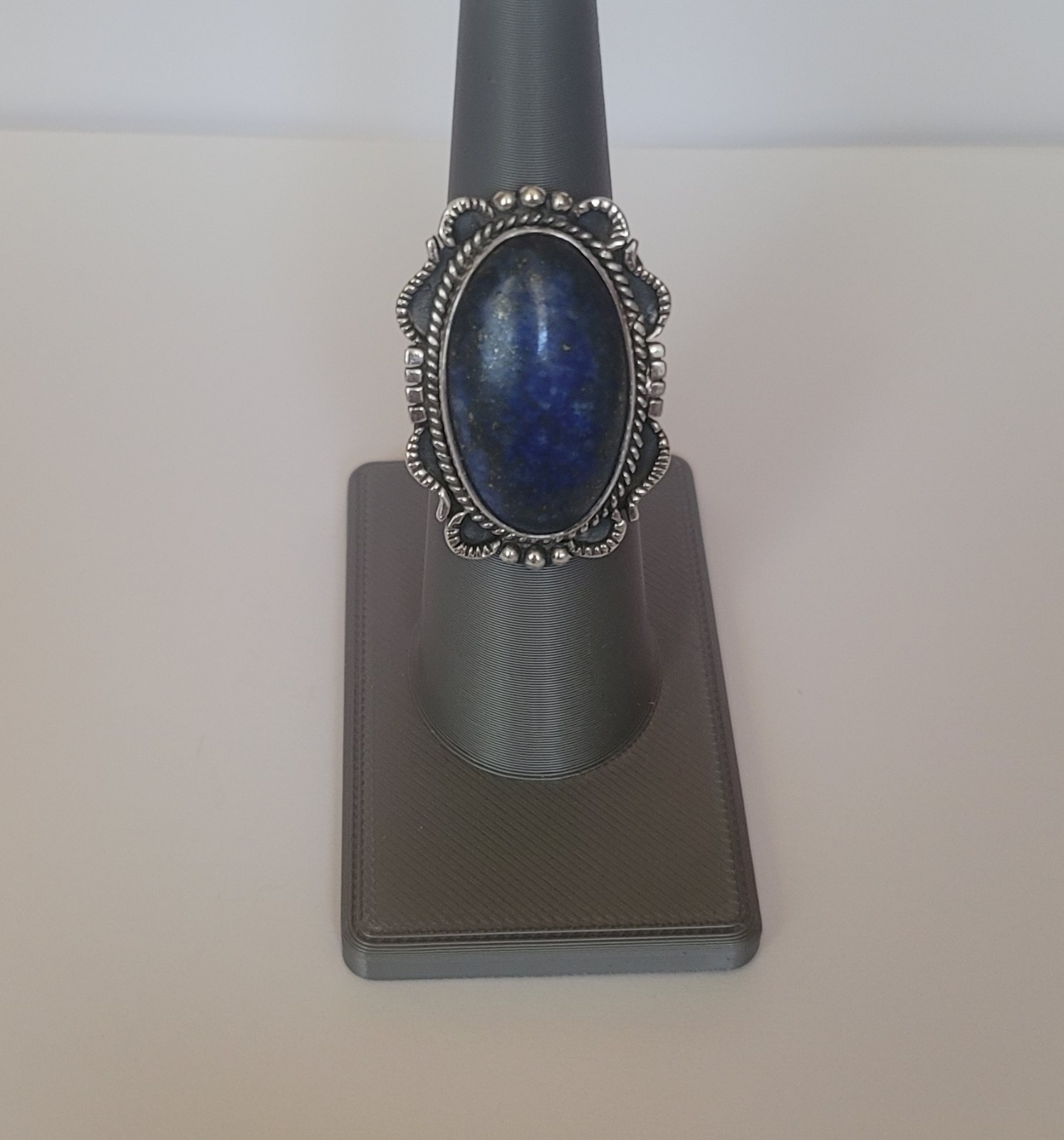 lapis lazuli ring 925 sterling silver