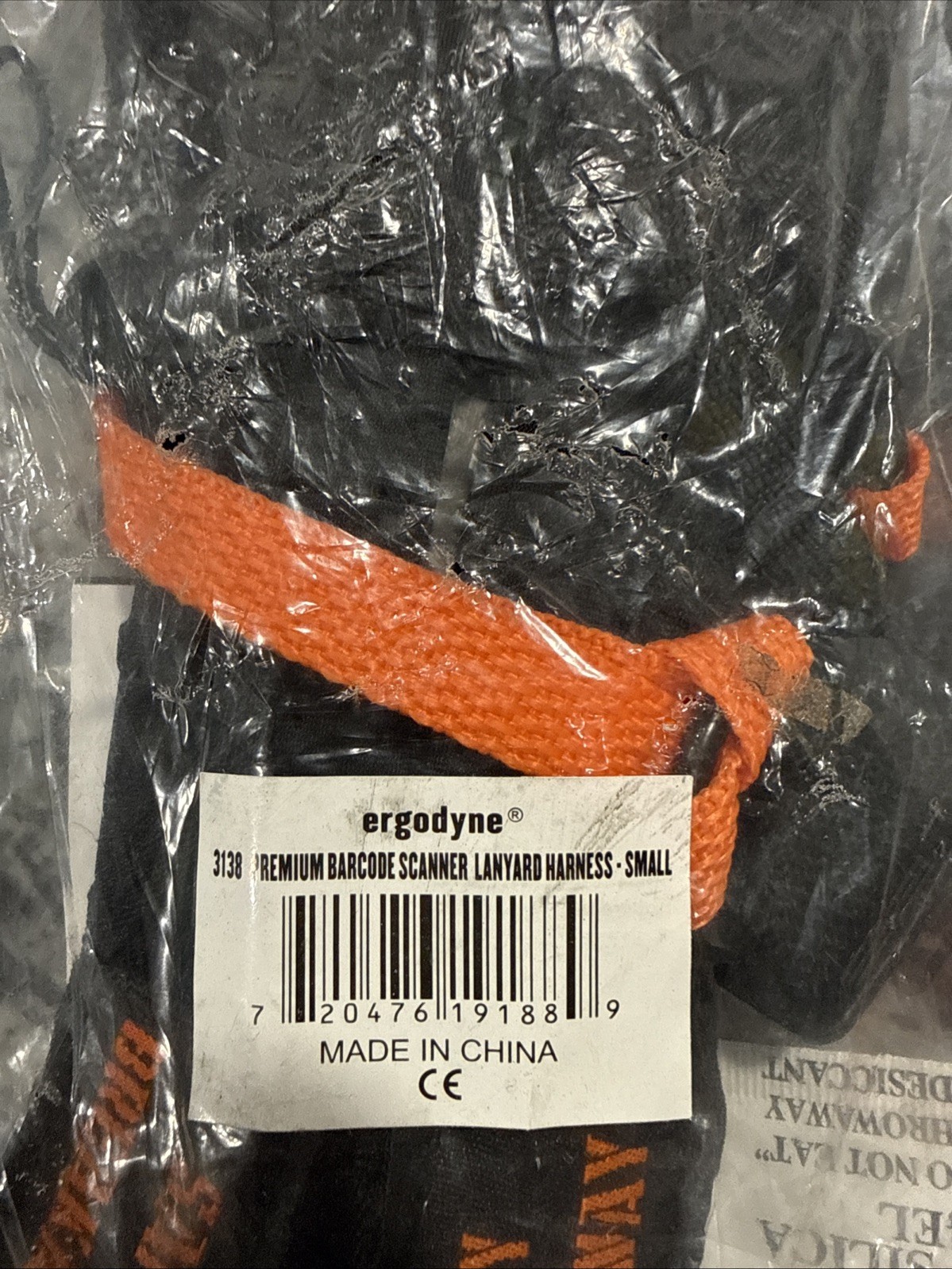 Ergodyne Squids 3138 Barcode Scanner Padded Harness With Lanyard - Small