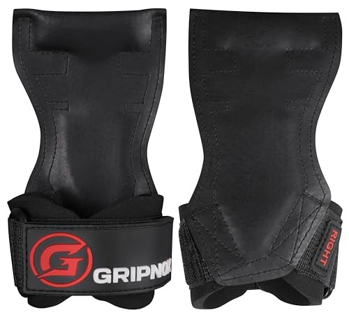 Premium Weight Lifting Grips & Straps for Deadlifts, Powerlifting - Anti-Slip