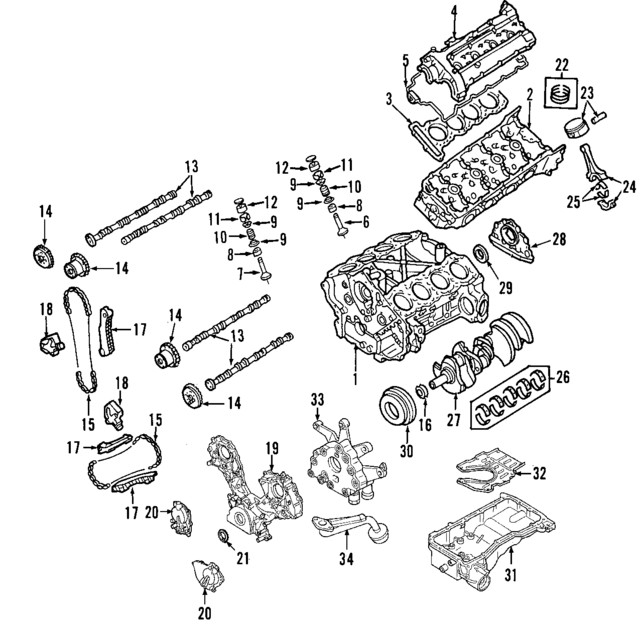 Genuine Nissan Engine Valve Spring Retainer 13209-AC700