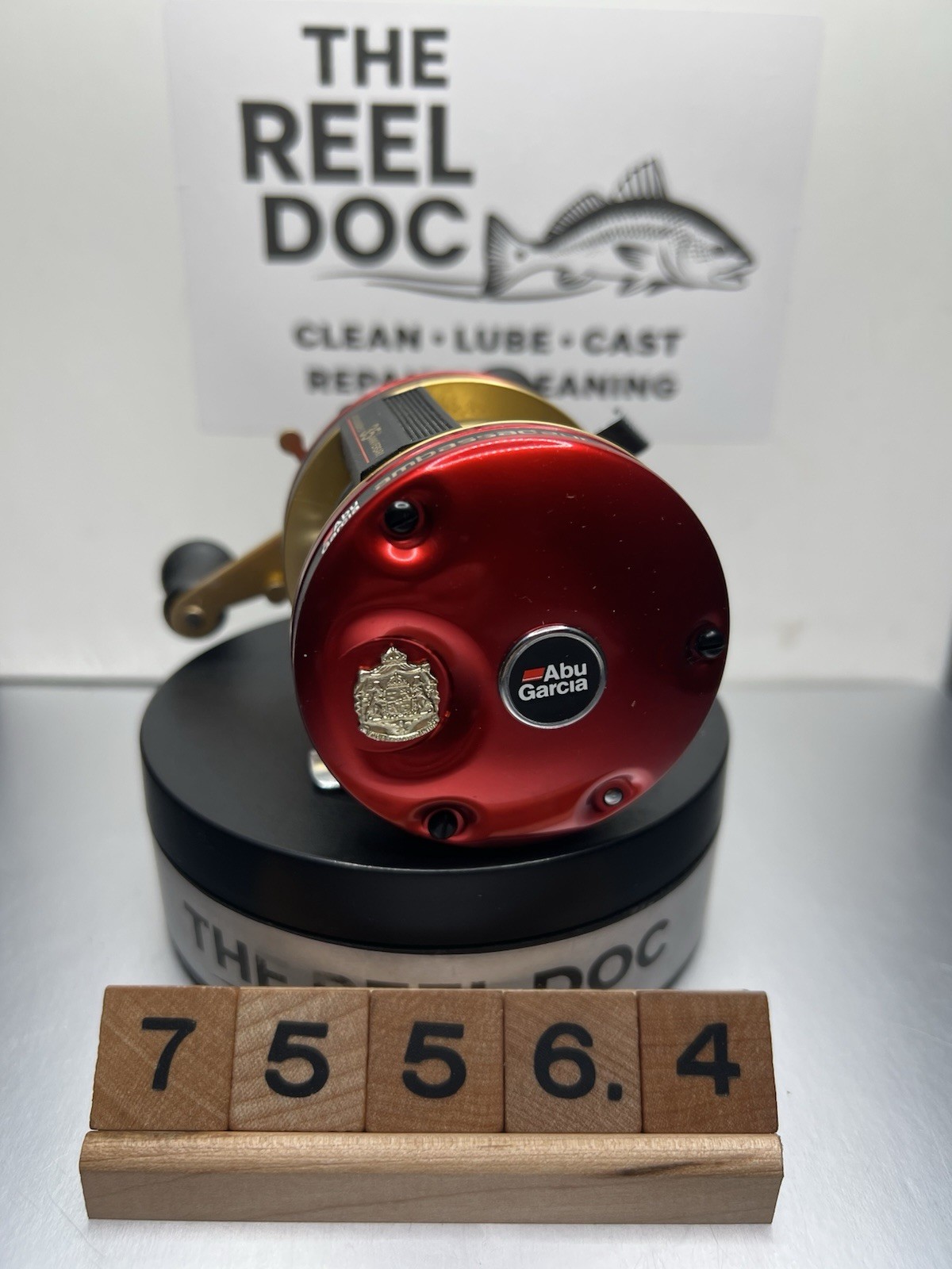 Abu Garcia 5000 35th Anniversary Red Gold Sweden 75564 Serviced By The Reel Doc
