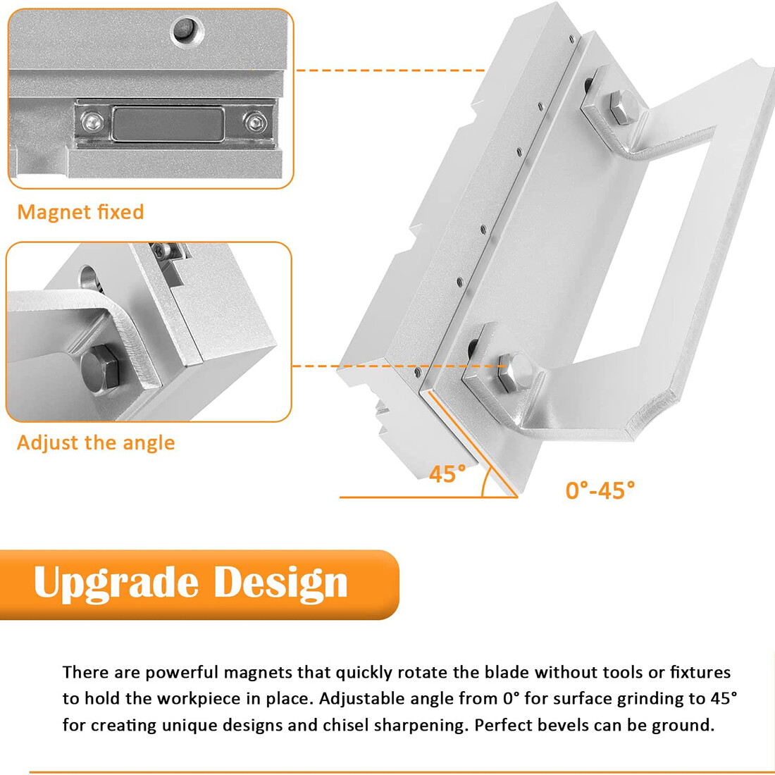 Knife Bevel Grinding Jig Adjustable Knife Making Belt Grinder Angle Grind Guide