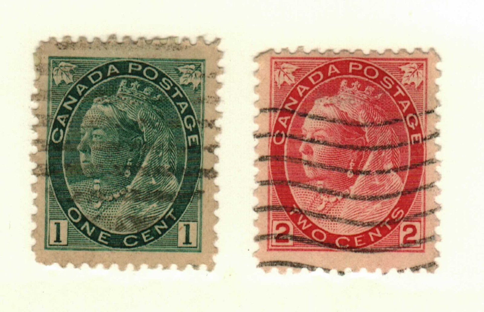 Canada #75, 77 used