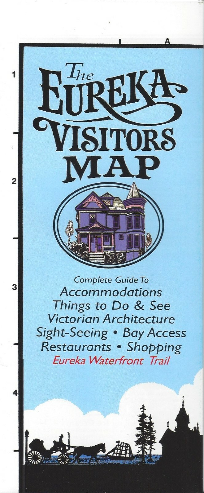 Eureka, California Visitors Map, 2020, by North Coast Publishing