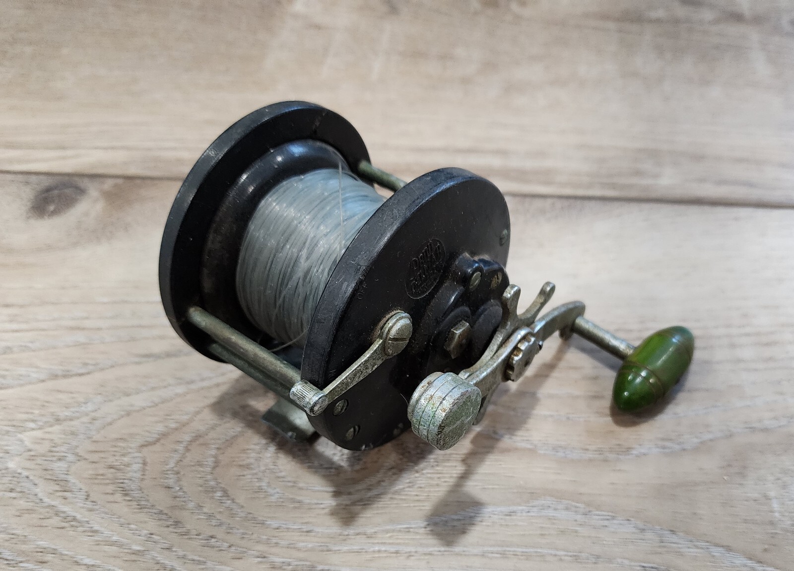 Vintage Penn Delmar No.285 Green Bakelite Fishing Reel Bay USA H