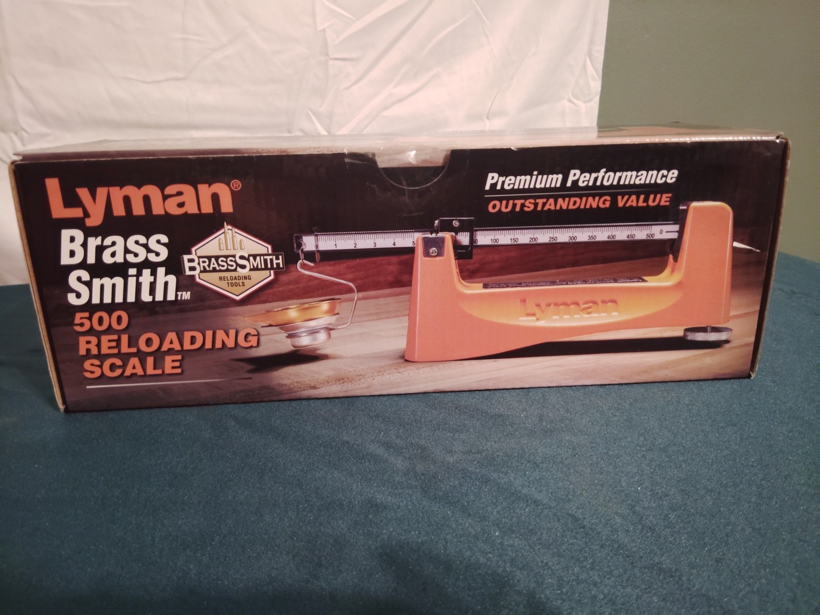 LYMAN Brass Smith 500 Reloading Scale Magnetic Dampening Machined ALUMINIUM
