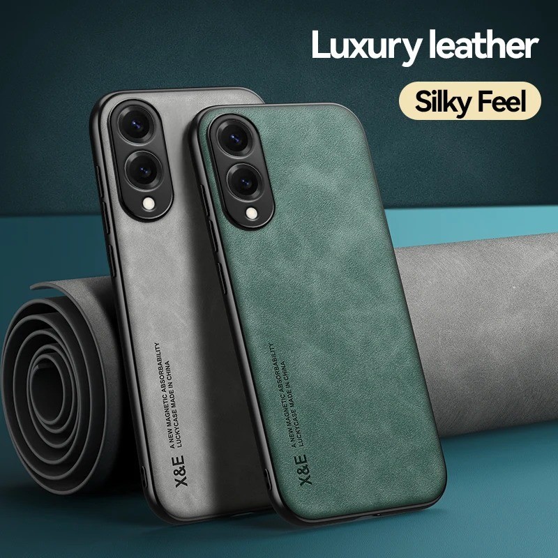 Leather Case Samsung Galaxy S26 S25 S24 S23 S22 S21 S20 Ultra Plus FE Magnetic Cover