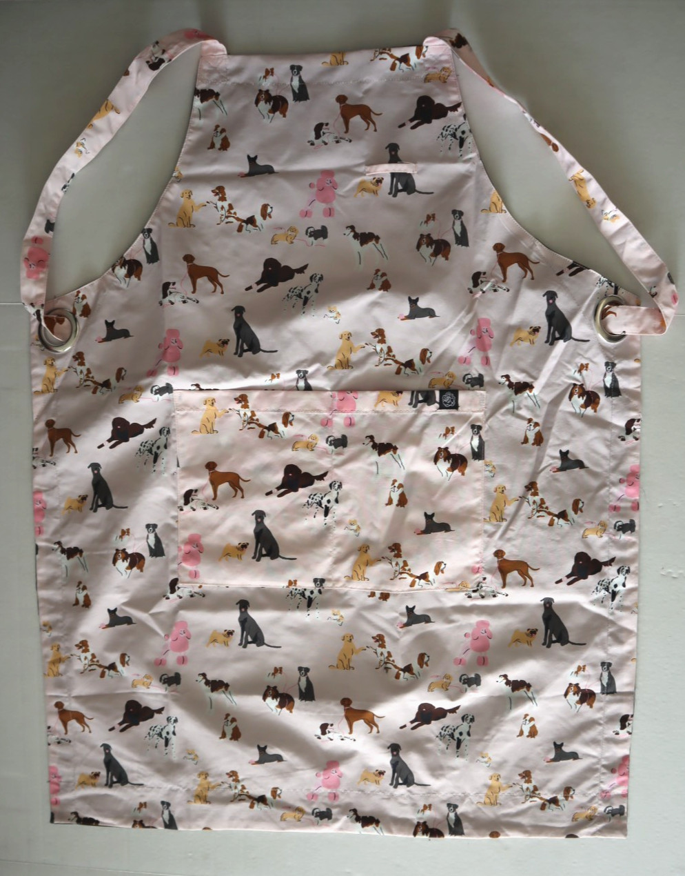 Retro Stylist Wear #169794 Women's One Size Pink Pooch Club Nylon Apron