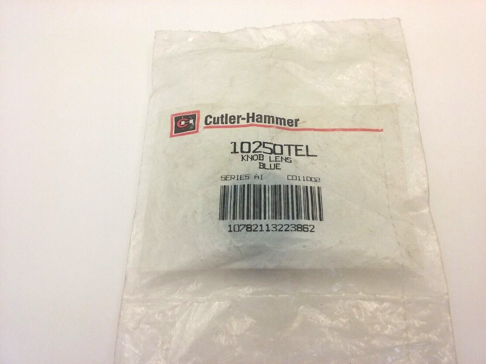 CUTLER HAMMER 10250TEL KNOB LENS BLUE ILLUMINATED 30.5MM SERIES A1 NIB