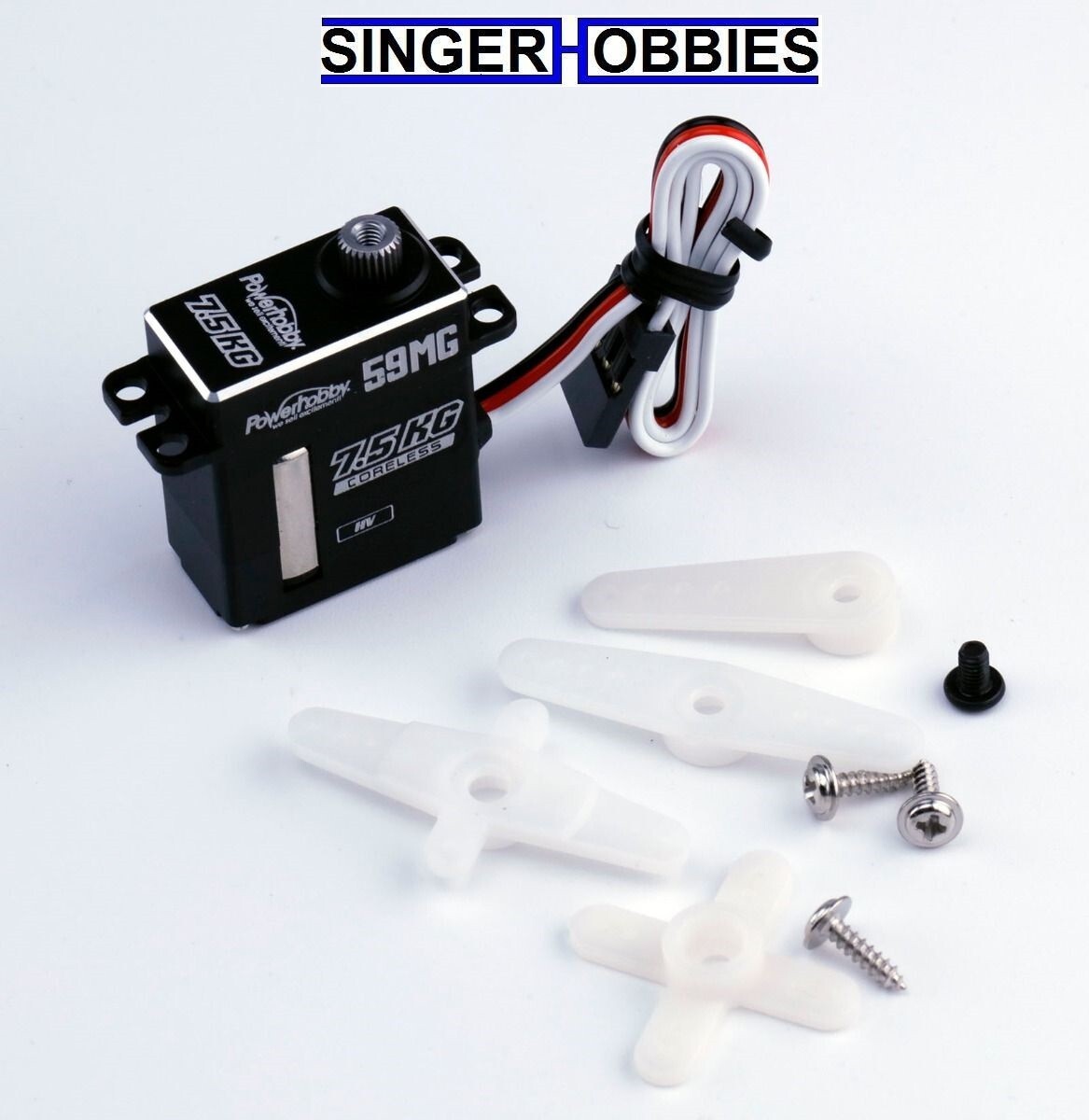 POWERHOBBY PHB59MG 59MG High Speed Micro Titanium Gear Servo: Axial SCX24 HH
