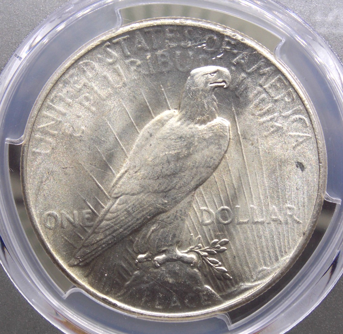 1935 "P" Peace SILVER Dollar $1 PCGS MS63 #177 Unc BU Uncirculated ECC&C, Inc.