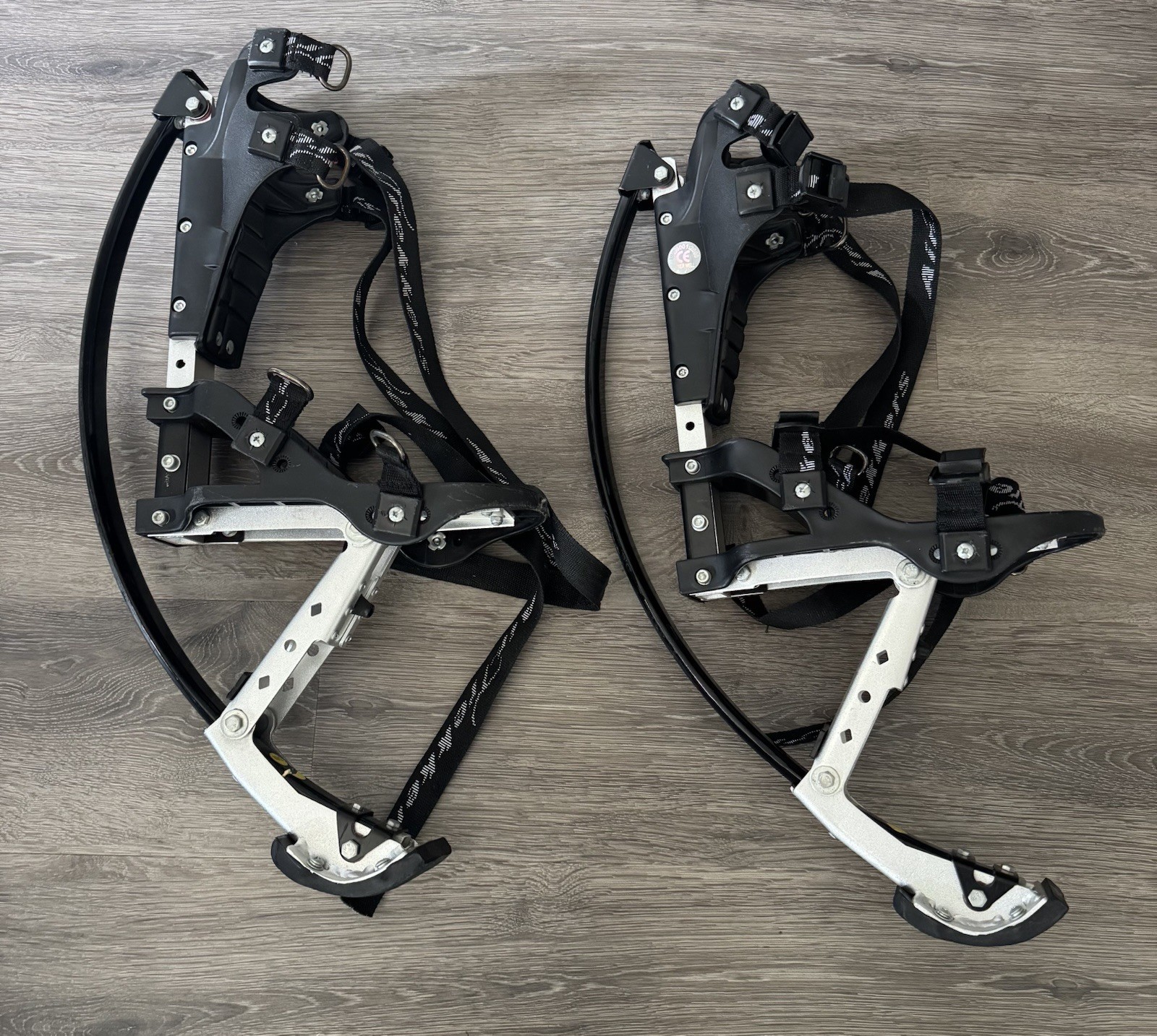 Air-Trekkers Jumping Stilts POWERBLOCKS  Adjustable Straps Max Weight 132 🔥🔥
