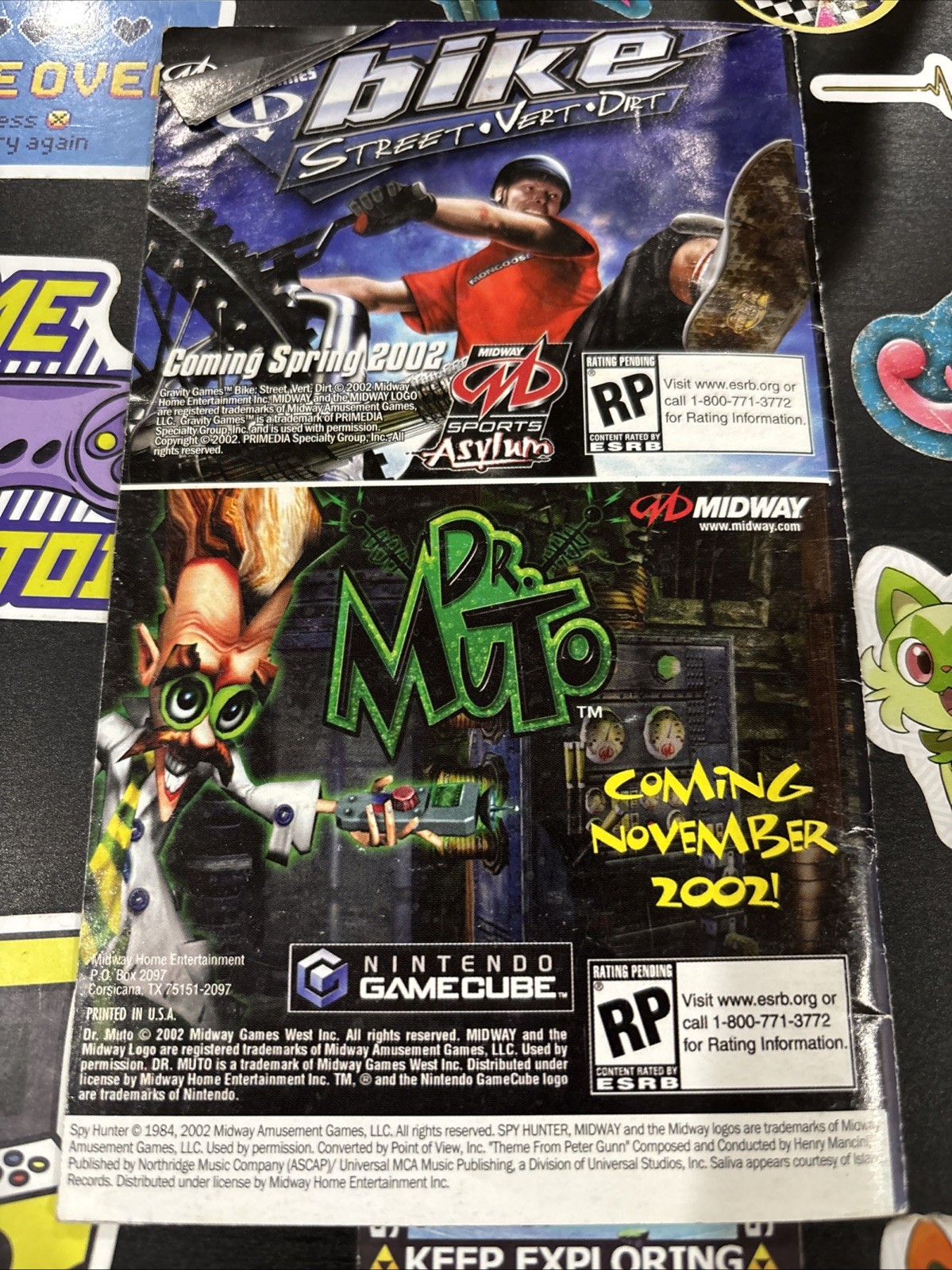Skyhunter GameCube Manual Only