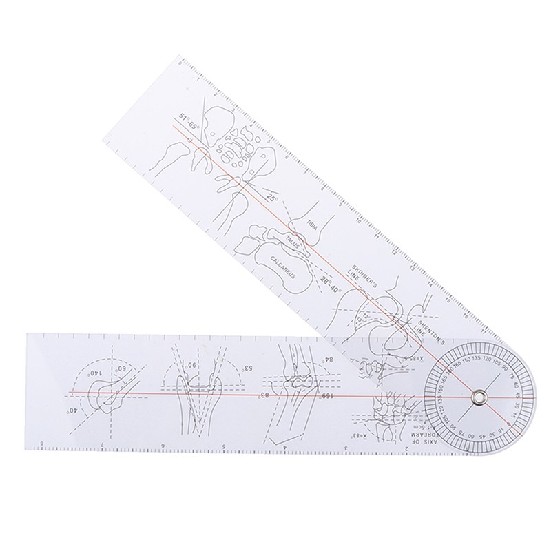 Multi-Ruler Goniometer Angle Medical Ruler Joint Orthopedics Tool Instruments!