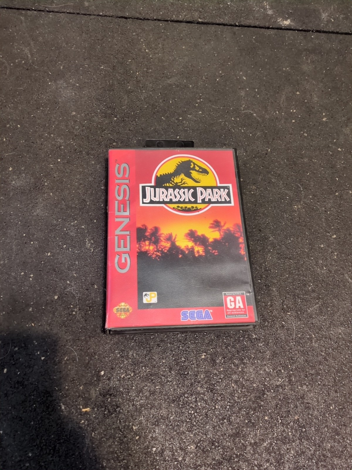 Jurassic Park (Sega Genesis, 1993) Case Only! No Game. No manual.