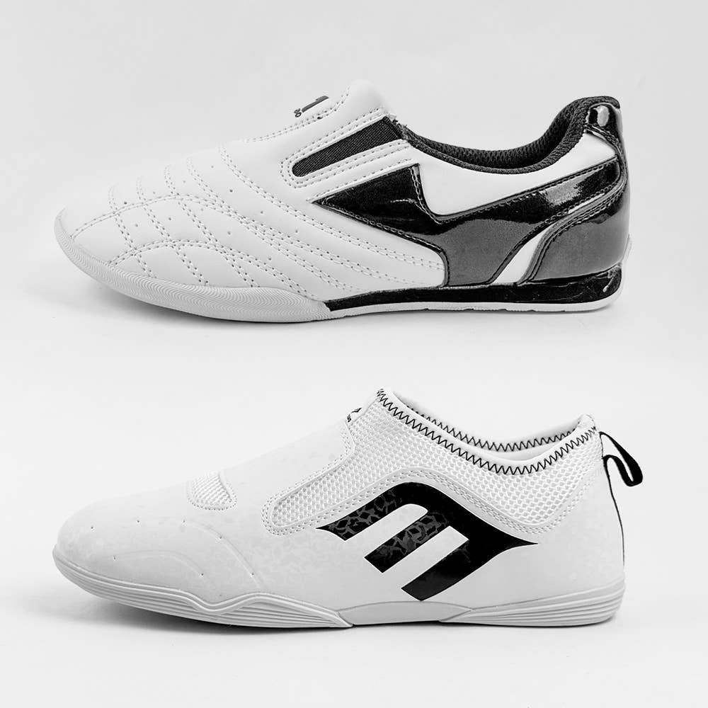 MOOSPO Lightweight Slip-On Martial Arts Karate Taekwondo Shoes Breathable Korean