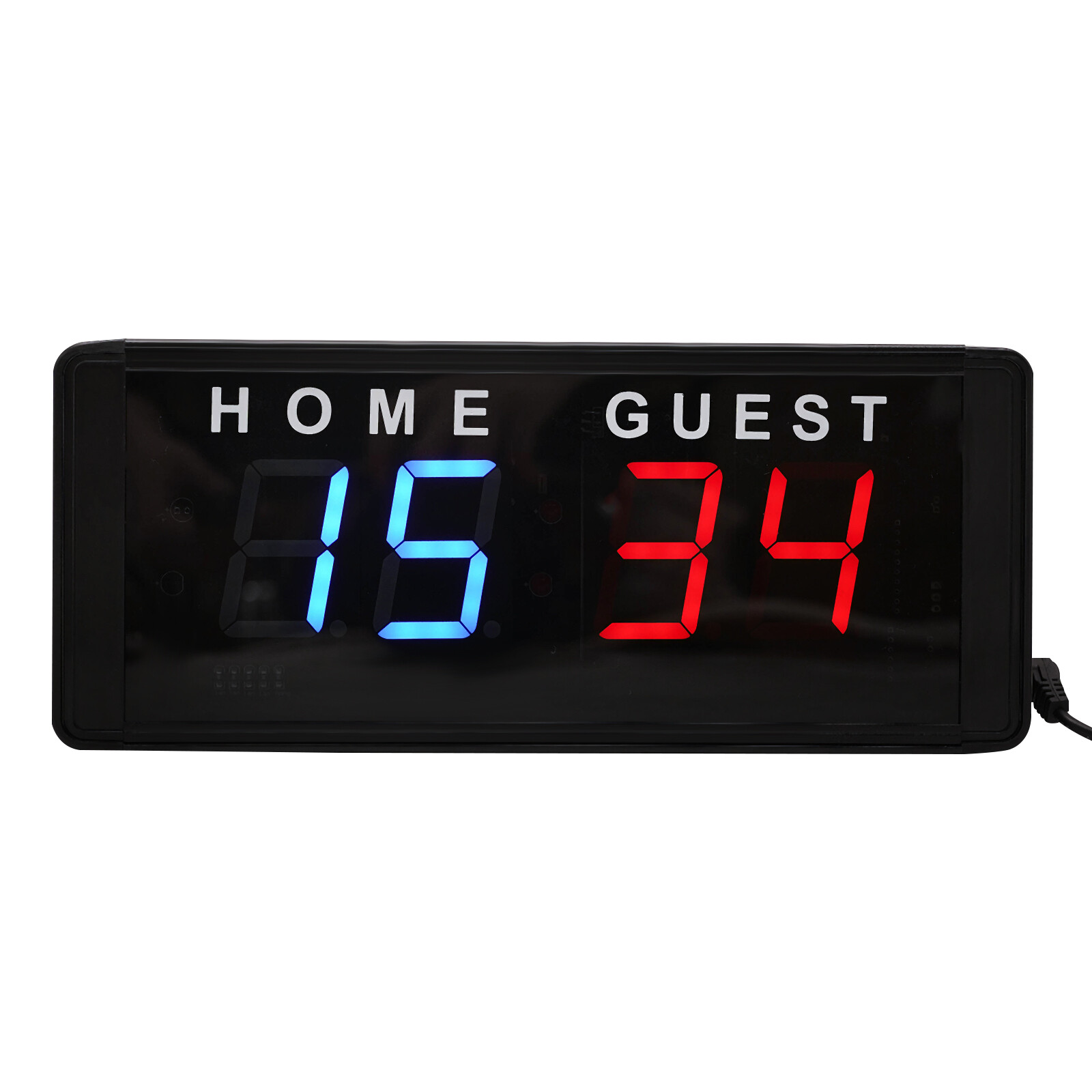 Modern Portable Tabletop Electronic Digital Scoreboards, Led Scoreboard Black