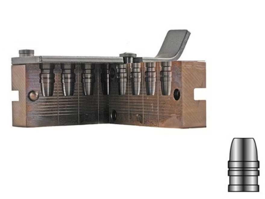 Lyman 4 Cavity Bullet Mold 429421 44 Special, 44 Remington Magnum (430 Diameter)